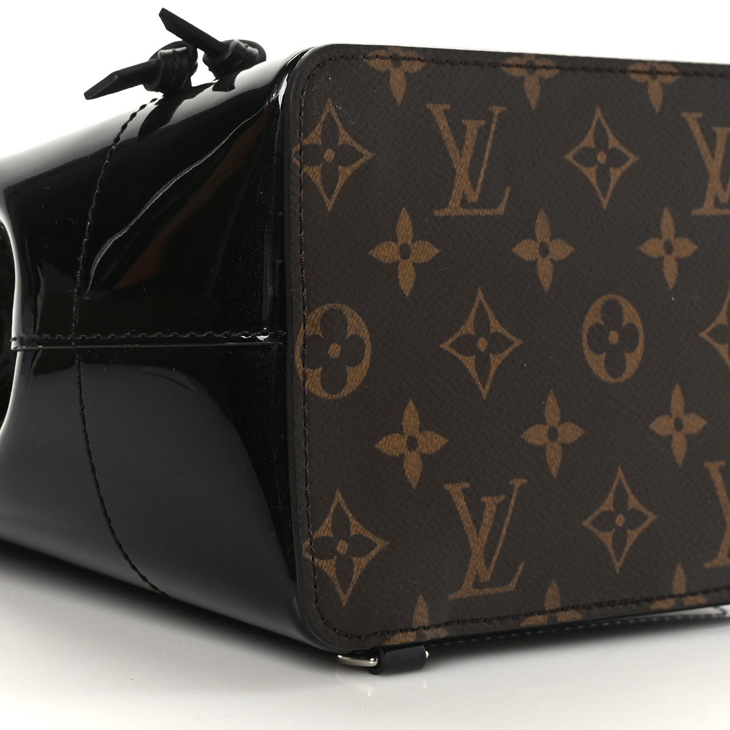 Louis Vuitton Patent Monogram Hot Springs Backpack Black 7 of 9
