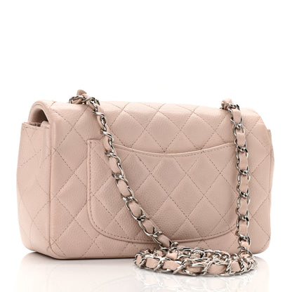 Chanel Caviar Quilted Mini Rectangular Flap Light Pink 3 of 10