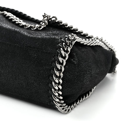 Stella McCartney Shaggy Deer Mini Falabella Fold Over Tote Black 10 of 10
