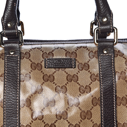 Gucci Crystal Monogram Medium Joy Boston Dark Brown 8 of 13