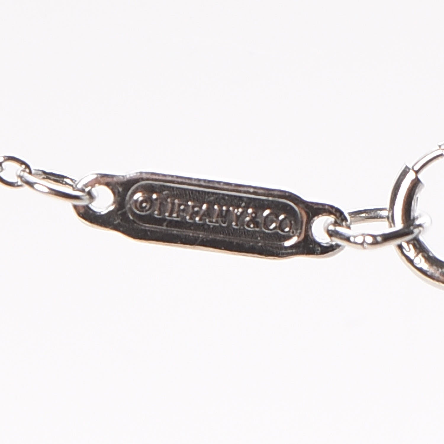 Tiffany Platinum Diamond .27ctw Pendant Necklace 5 of 6