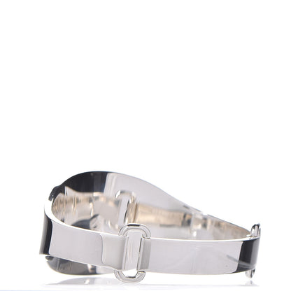 Hermes Sterling Silver Collier De Chien Rock Bracelet XS 3 of 6
