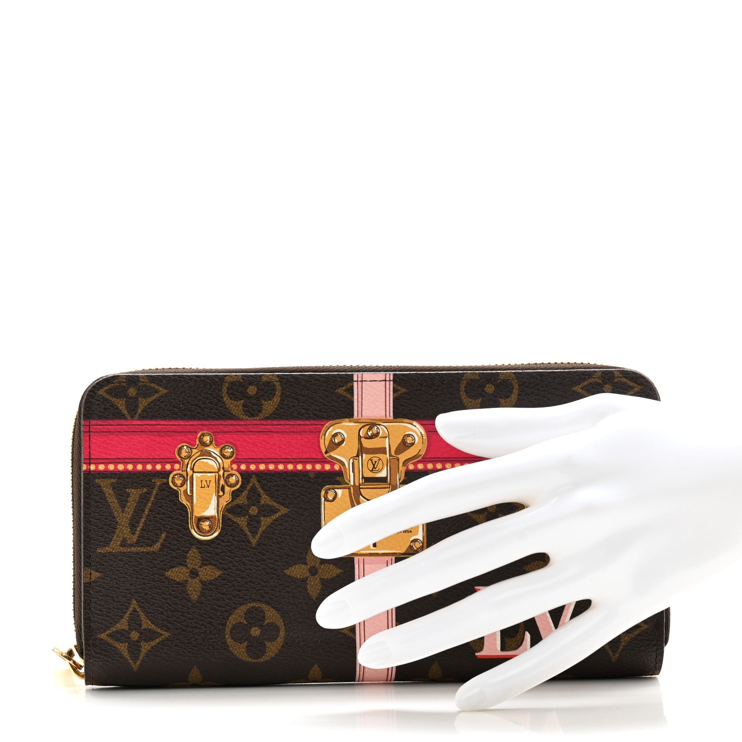 Louis Vuitton Monogram Summer Trunks Zippy Wallet 2 of 10