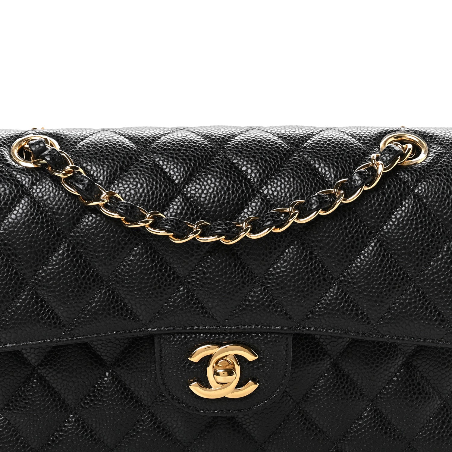 Chanel Caviar Quilted Small Double Flap Black 8 of 11