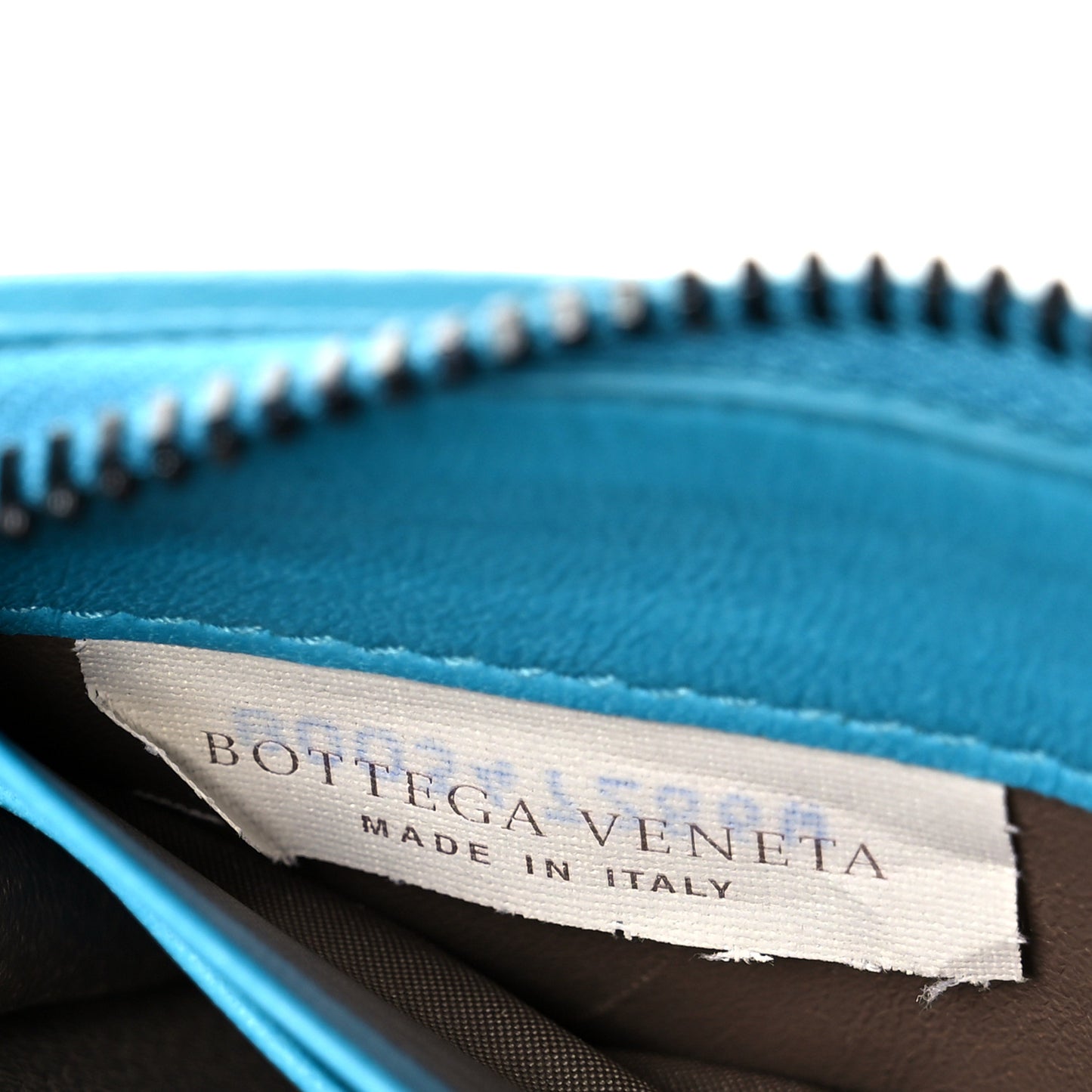 Nappa Intrecciato Zip Around Wallet Canard
