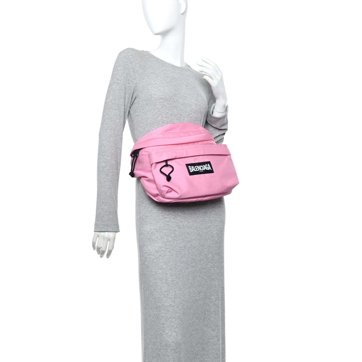 Nylon Oversized XXL Beltpack Pink
