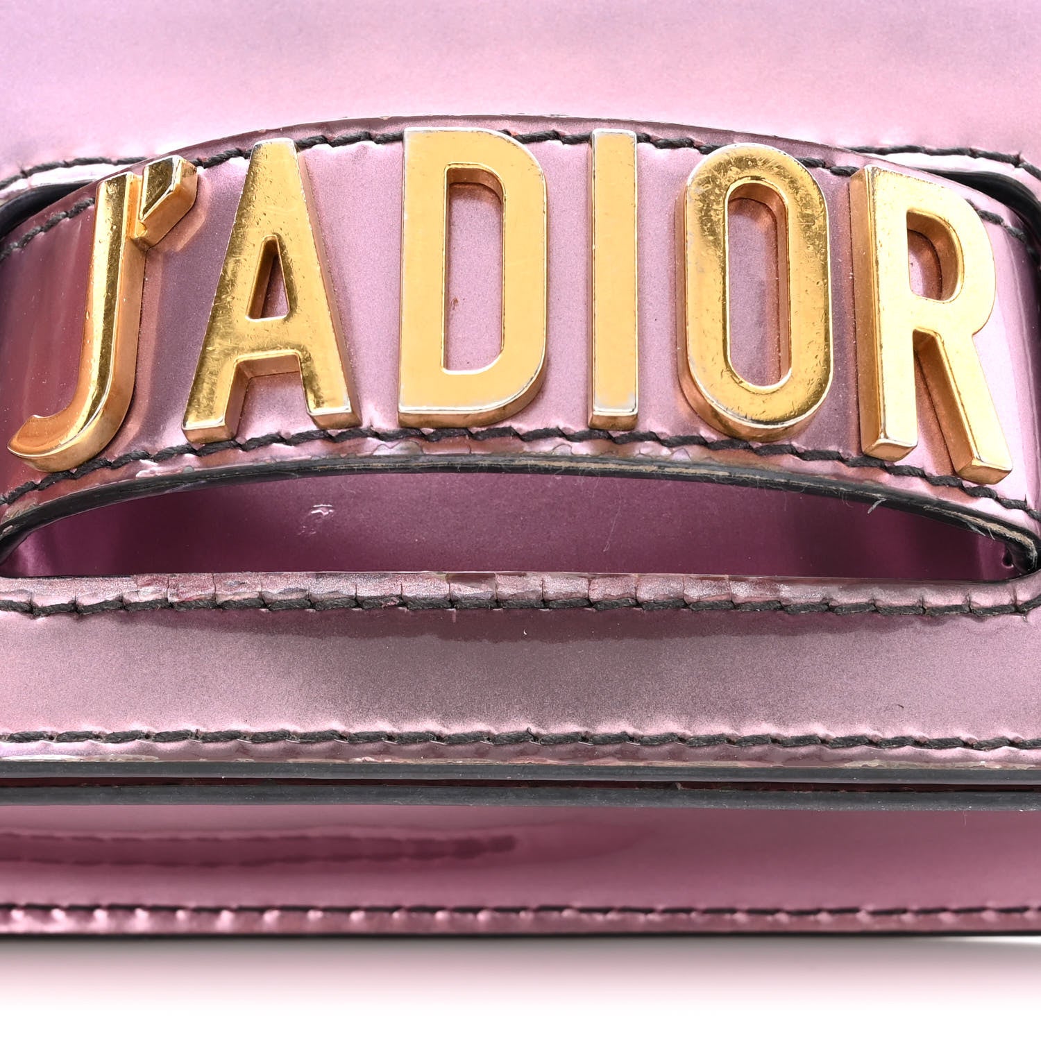 Christian Dior Metallic Calfskin J'Adior Mini Chain Flap Bag Pink 12 of 16