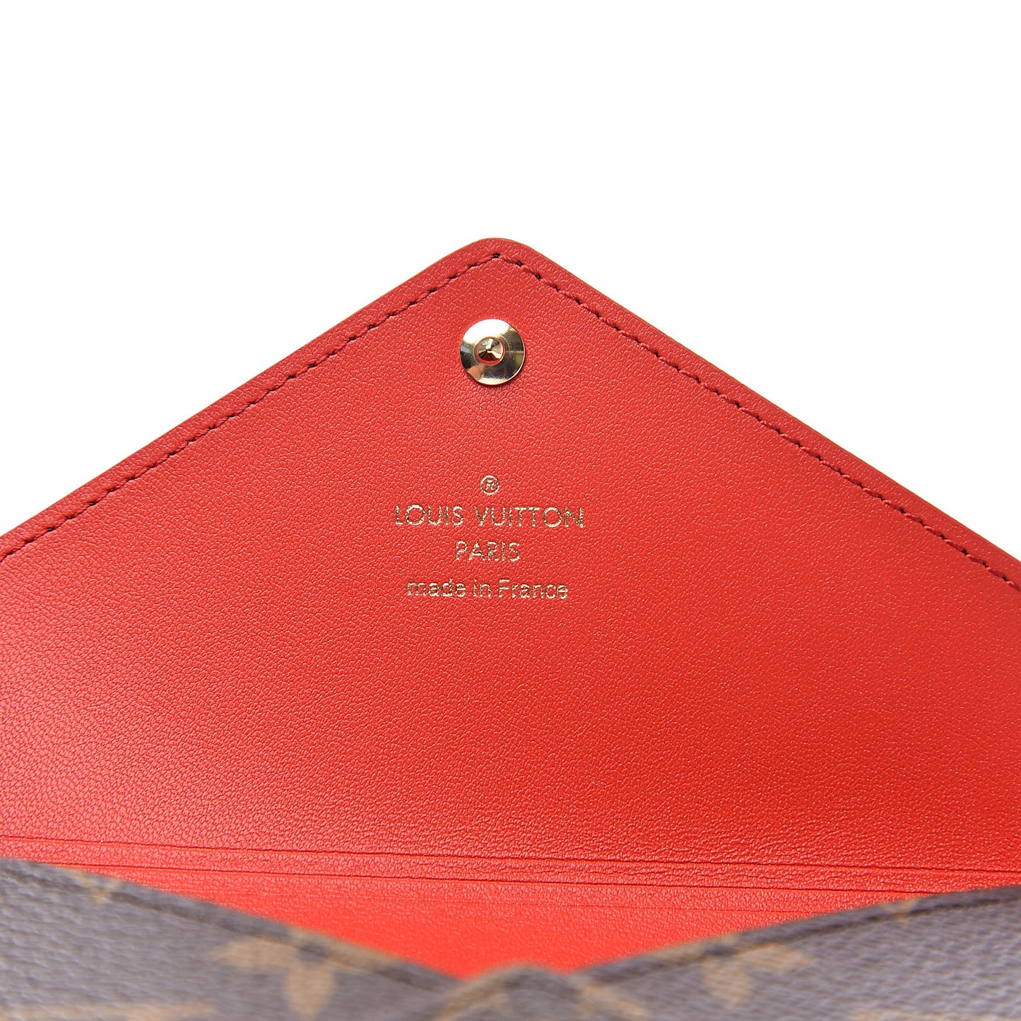 Monogram Medium Kirigami Pochette Insert Coquelicot