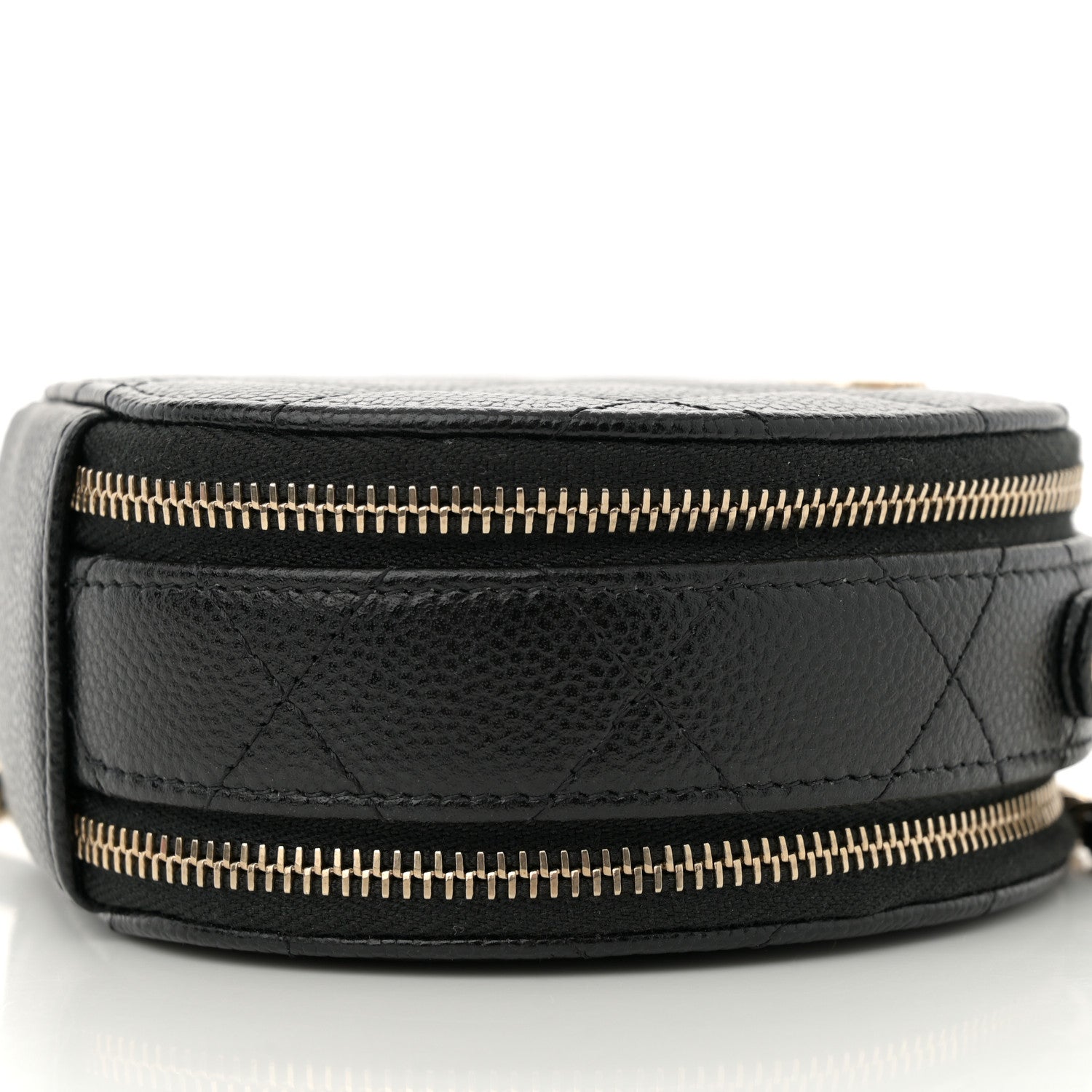 Chanel Caviar Quilted Round Handle With Care Vanity With Chain Black 9 of 10