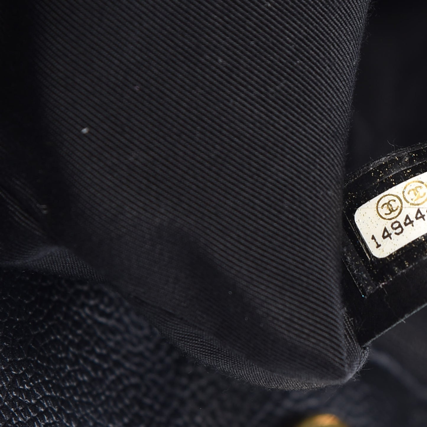 Calfskin Cerf Shopper Tote Black