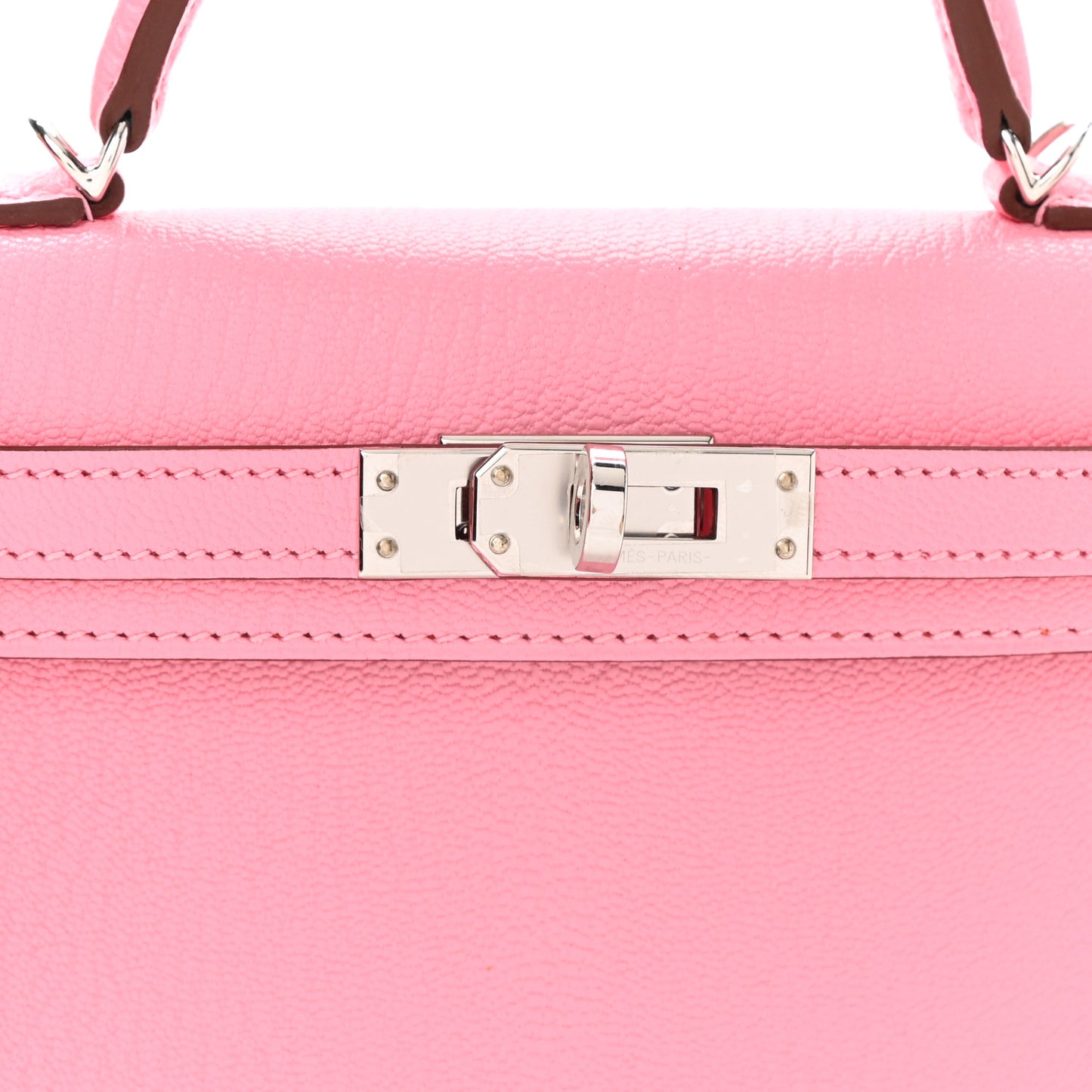 Chevre Mysore Verso Mini Kelly Sellier 20 Rose Confetti Sanguine