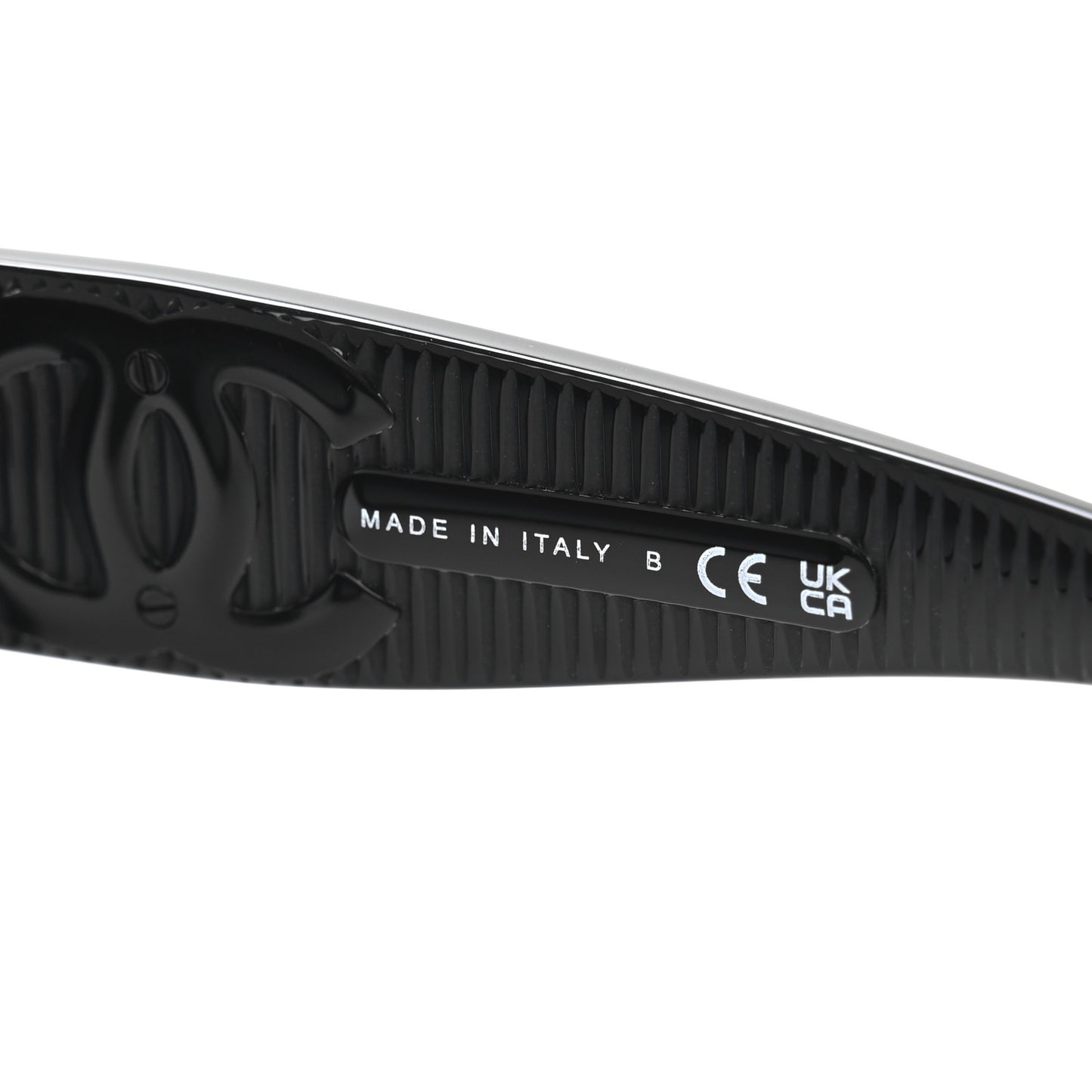 Acetate Shield Sunglasses 5495A Black