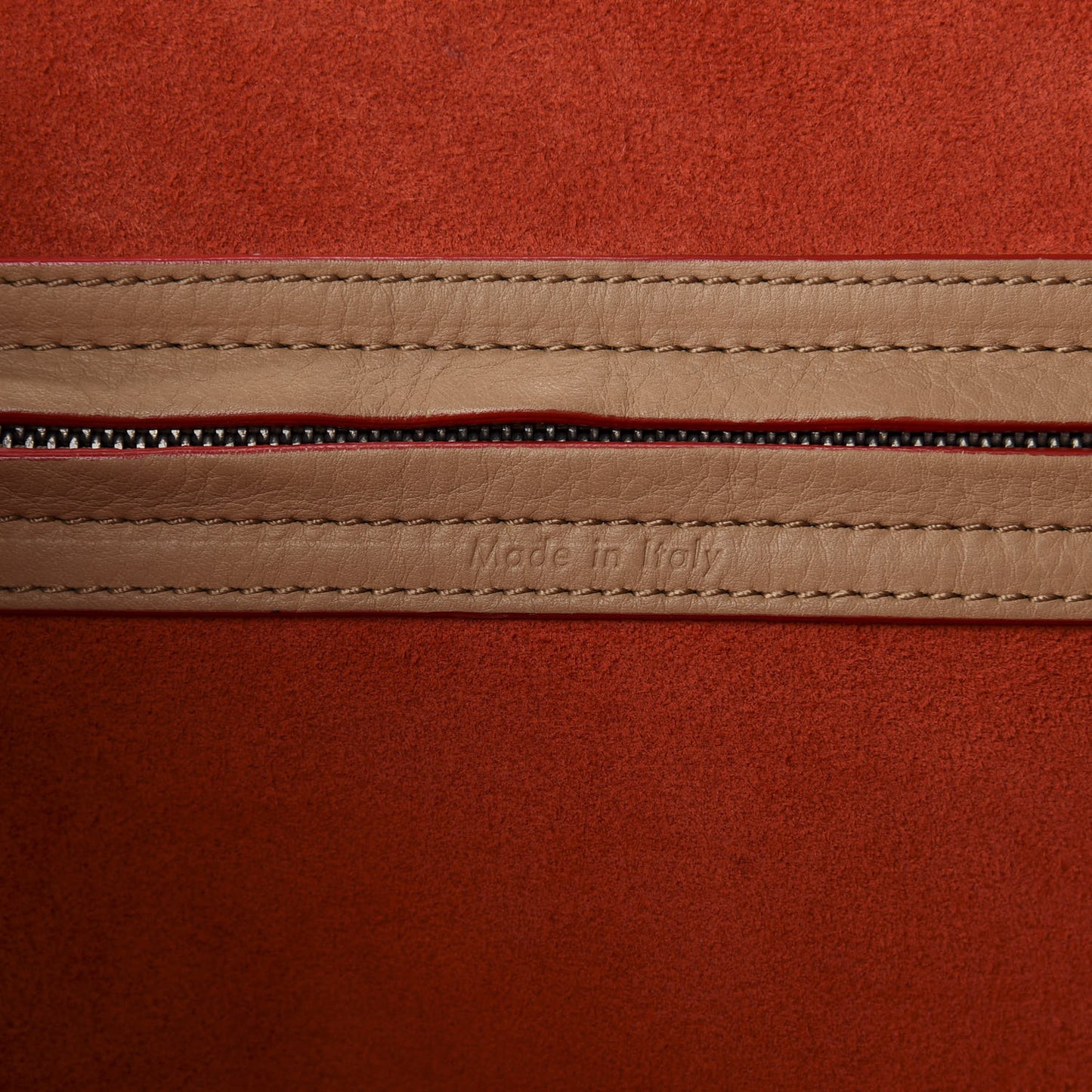 Supple Calfskin Medium Phantom Luggage Camel