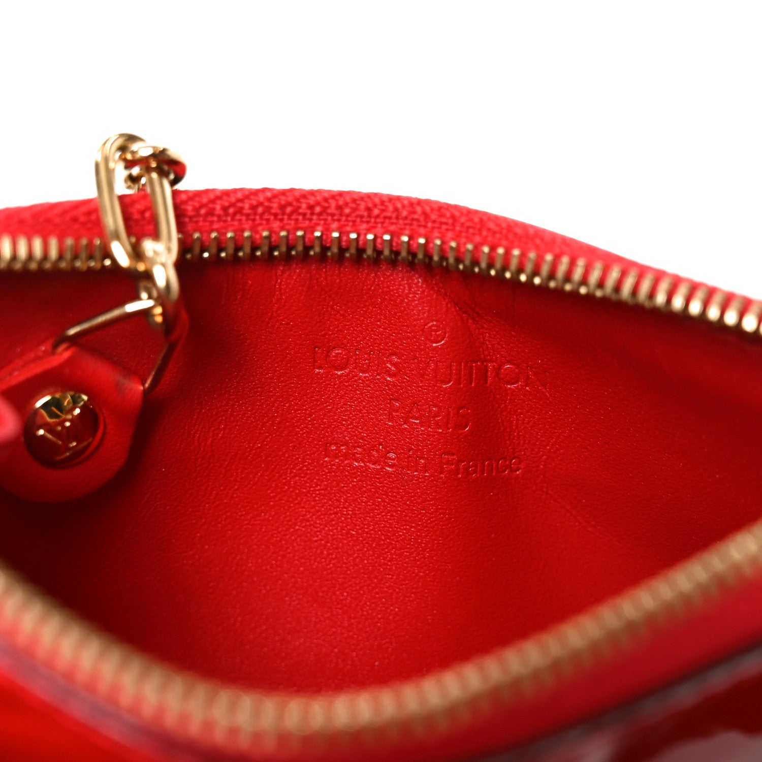 Louis Vuitton Vernis Key Pouch NM Cherry 6 of 6