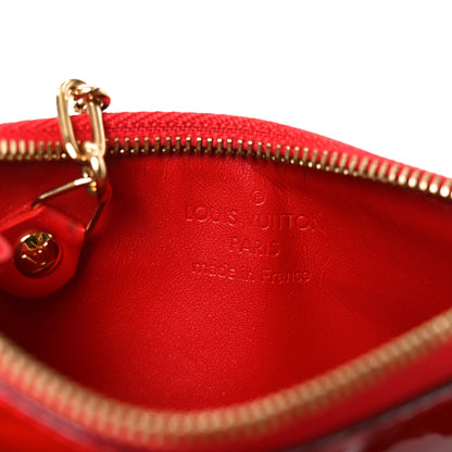 Louis Vuitton Vernis Key Pouch NM Cherry 6 of 6