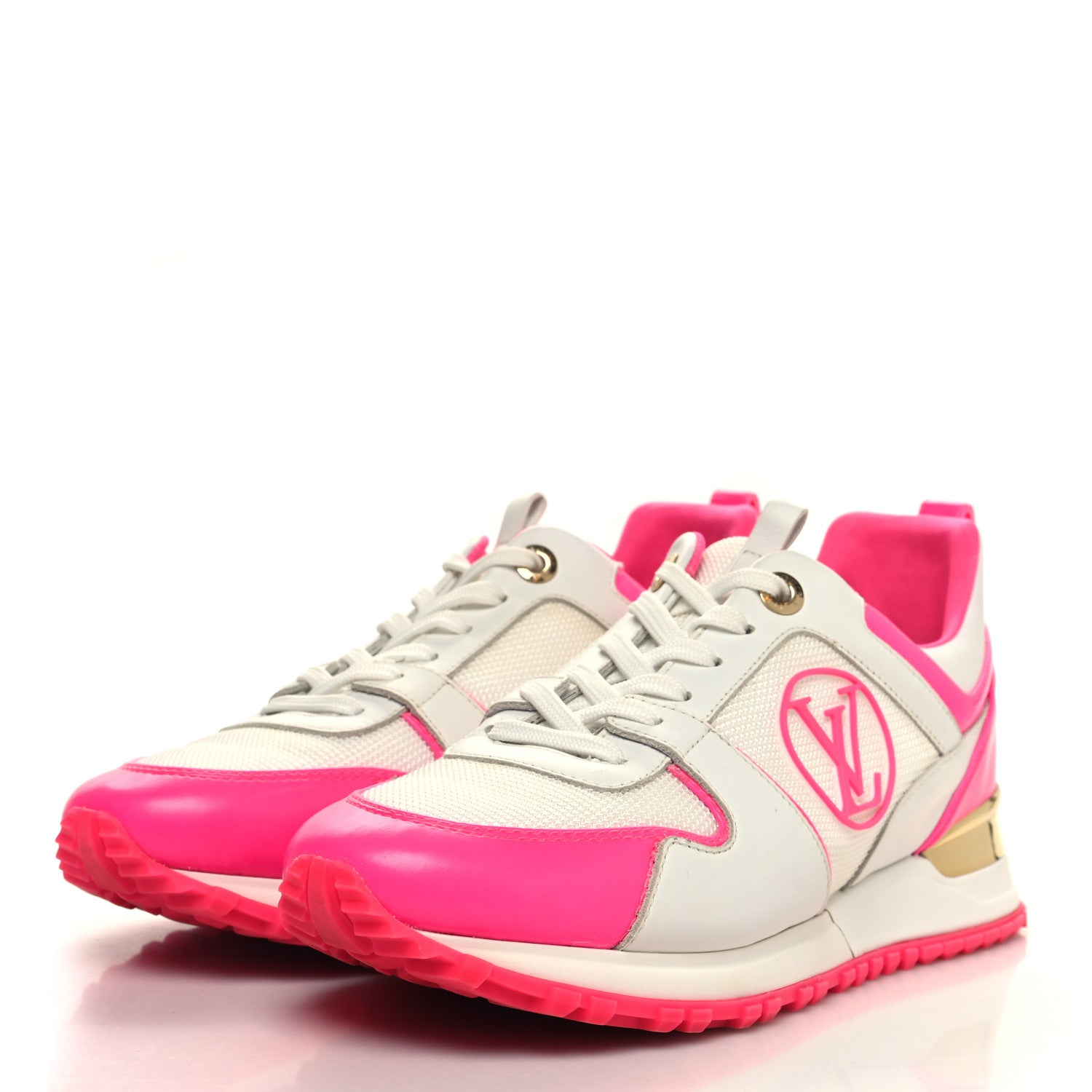 Louis Vuitton Calfskin Run Away Sneakers 37.5 Rose 3 of 8