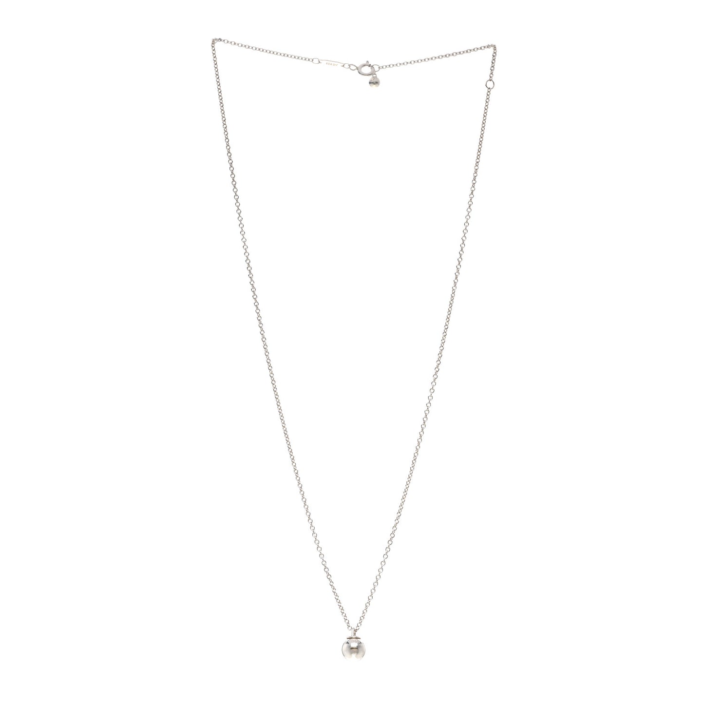 Sterling Silver 8mm HardWear Ball Pendant Necklace