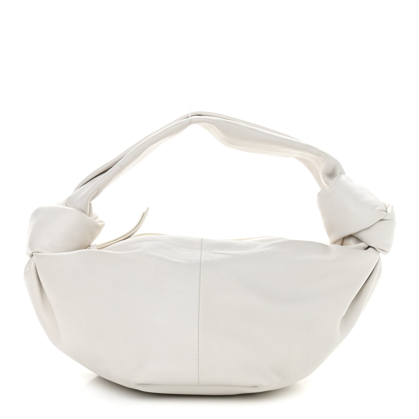 Calfskin Mini Double Knot Bag White
