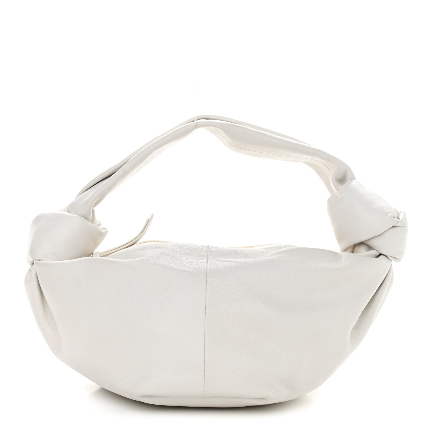 Bottega Veneta Calfskin Mini Double Knot Bag White 1 of 8