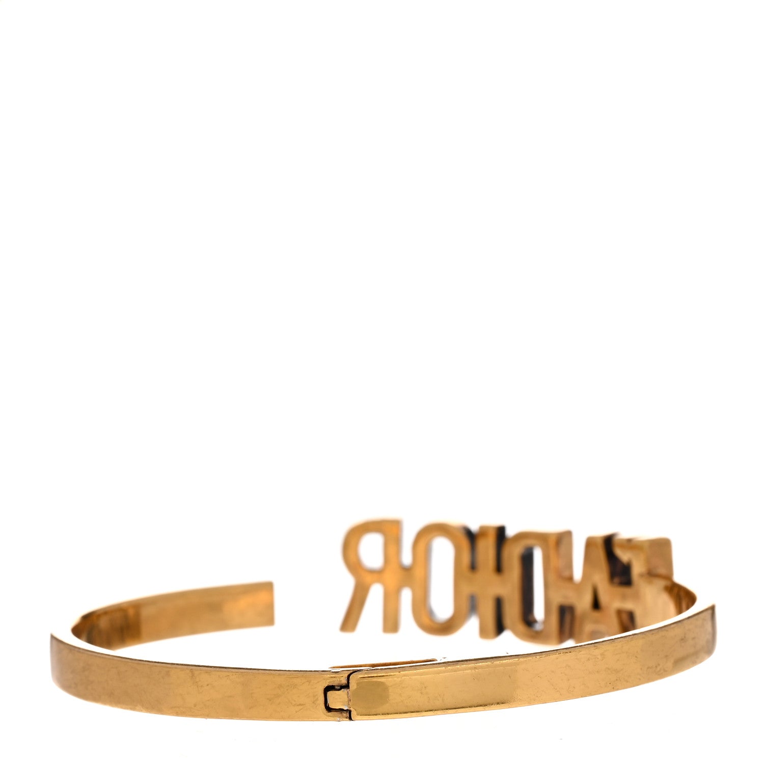 Christian Dior Metal J'Adior Bracelet Cuff Gold 3 of 4