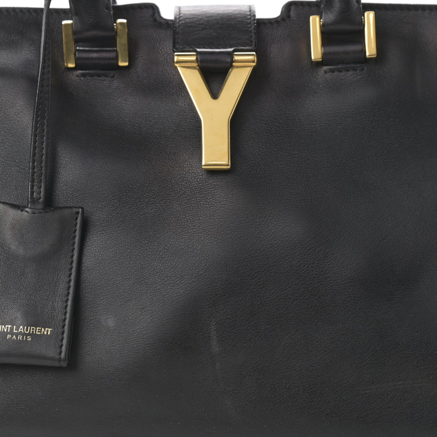 Calfskin Small Classic Y Cabas Black
