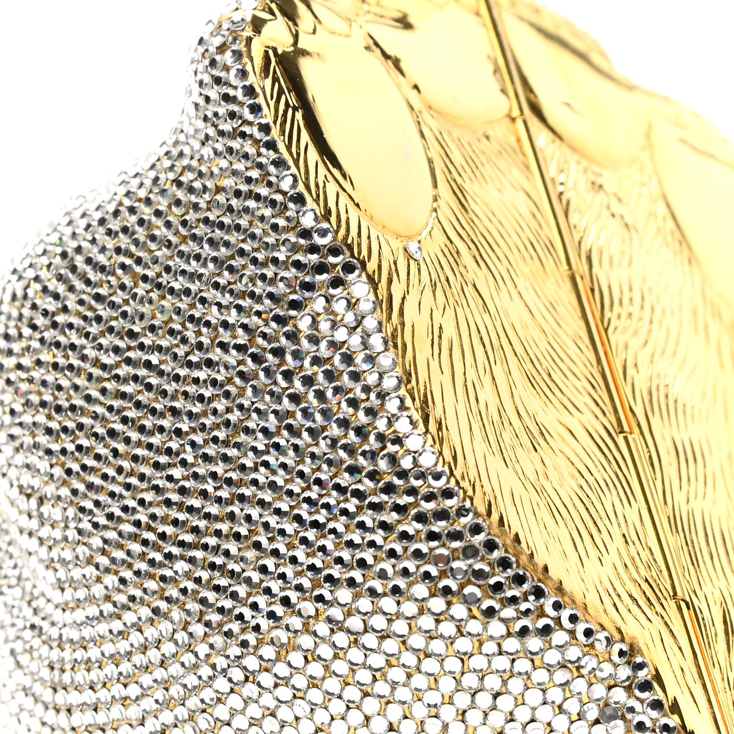 Judith Leiber Swarovski Crystal Polar Bear Minaudiere Clutch White 8 of 11