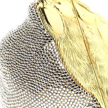 Judith Leiber Swarovski Crystal Polar Bear Minaudiere Clutch White 8 of 11