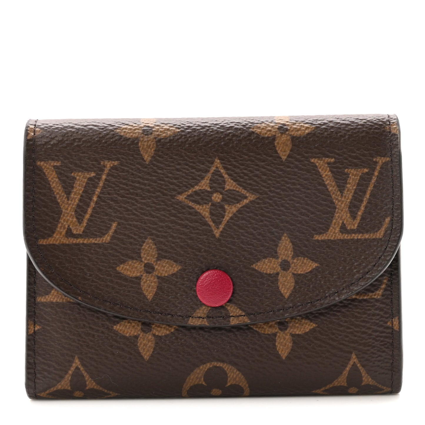 Monogram Rosalie Coin Purse Fuchsia