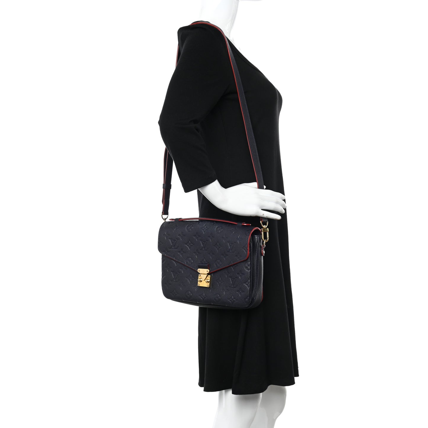 Empreinte Pochette Metis Marine Rouge