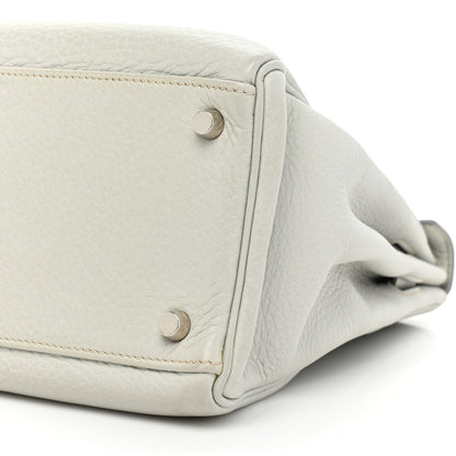 Hermes Taurillon Clemence Kelly Retourne 32 Gris Perle 7 of 18