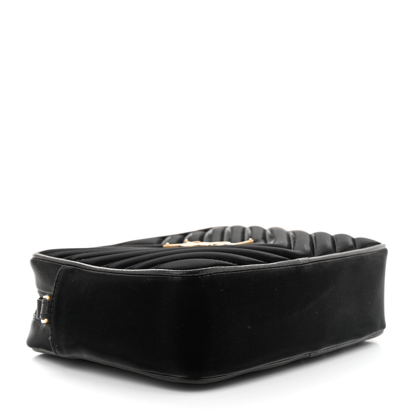 Nylon Matelasse Monogram Lou Camera Bag Black
