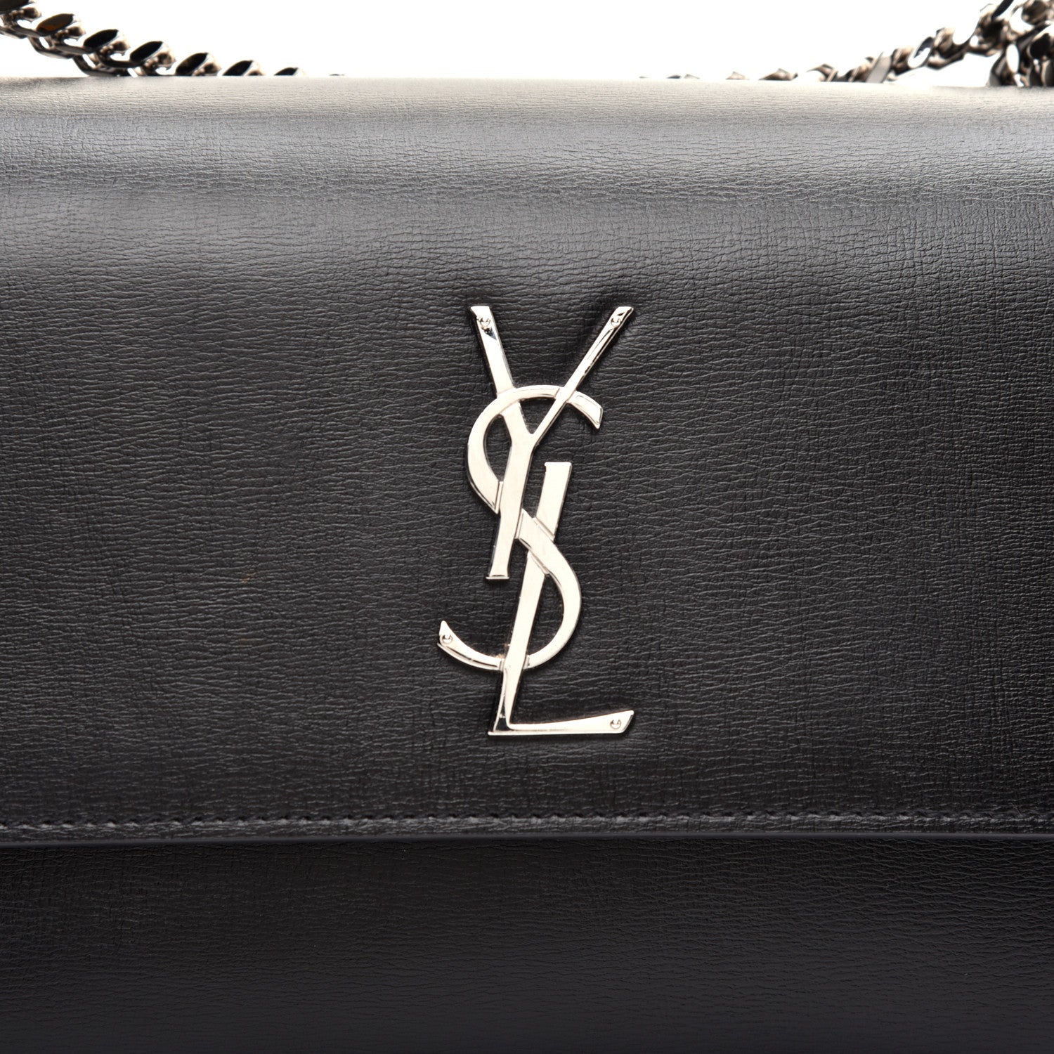 Saint Laurent Calfskin Medium Monogram Sunset Black 11 of 11