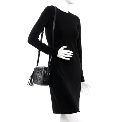 Gucci Pebbled Calfskin Small Soho Disco Bag Black 2 of 7