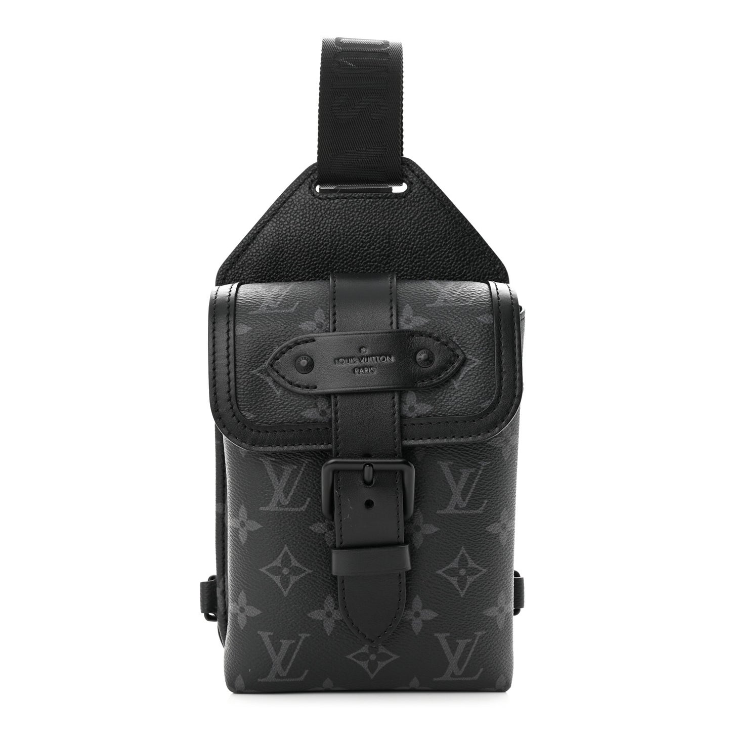 Monogram Eclipse Saumur Slingbag Black