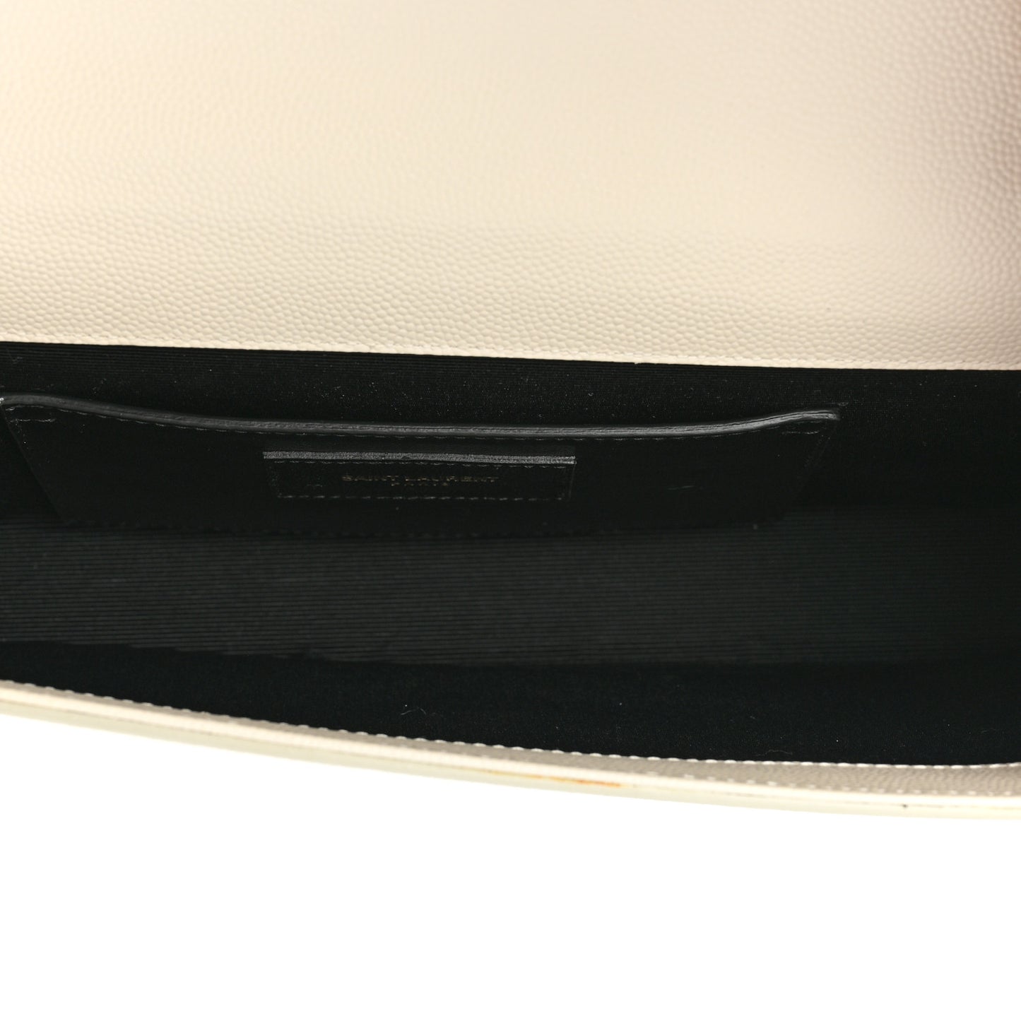Grain De Poudre Classic Monogram Cassandre Clutch Dove White