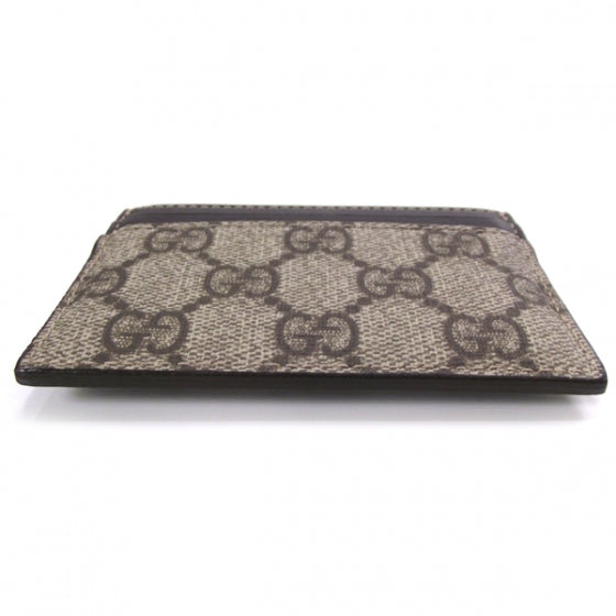GG Plus Monogram Card Holder Dark Brown