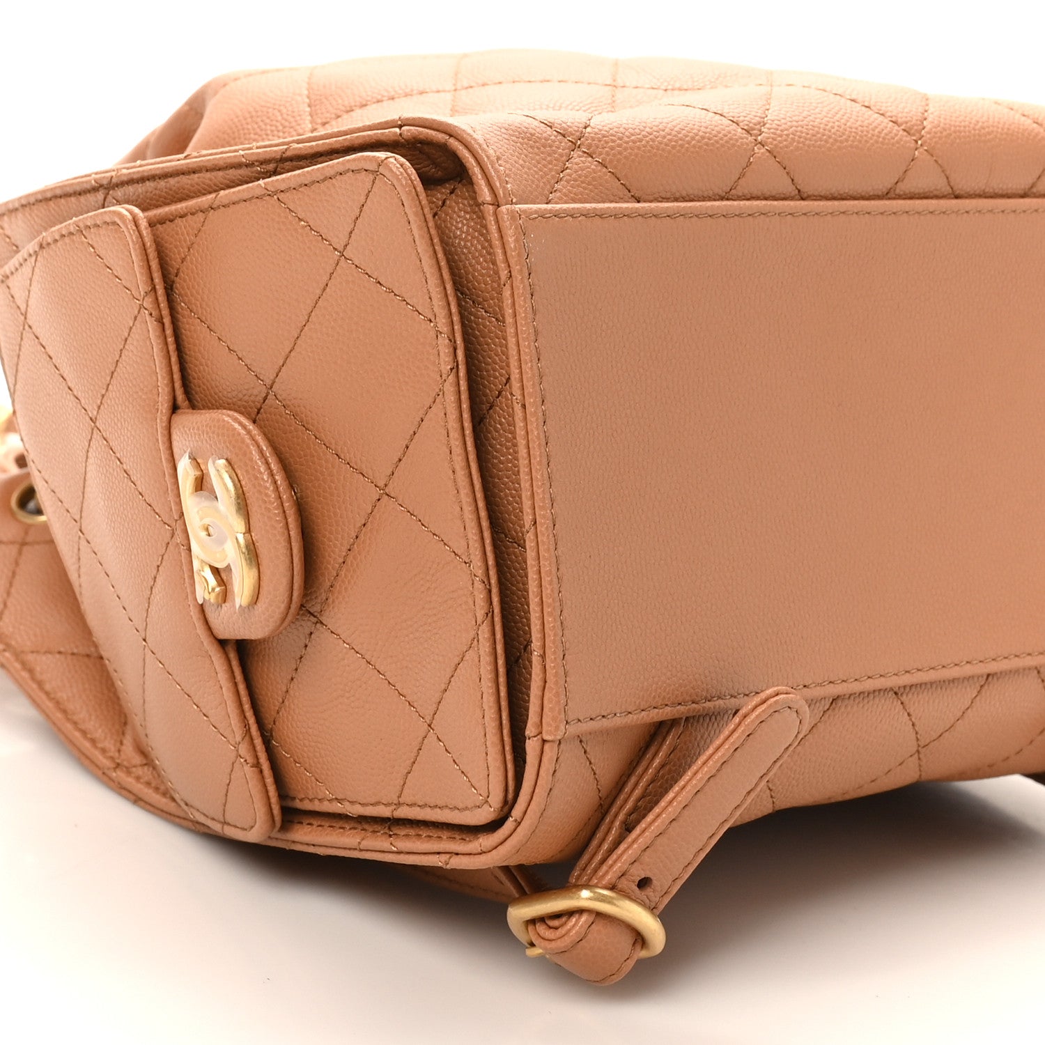 Chanel Caviar Quilted Medium Chanel 25 Backpack Brown 9 of 11