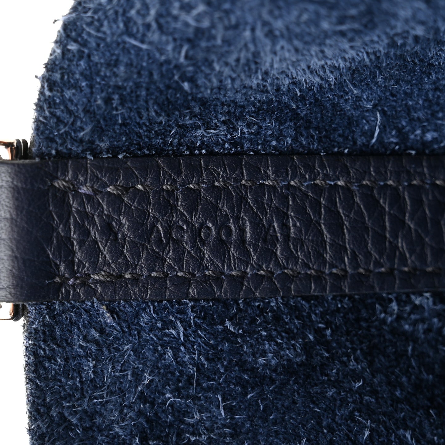 Taurillon Clemence Picotin Lock 22 MM Bleu Nuit