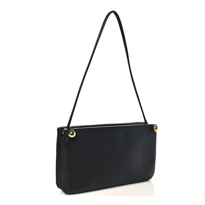 Chanel Calfskin Chick Studs Clutch Black 2 of 9