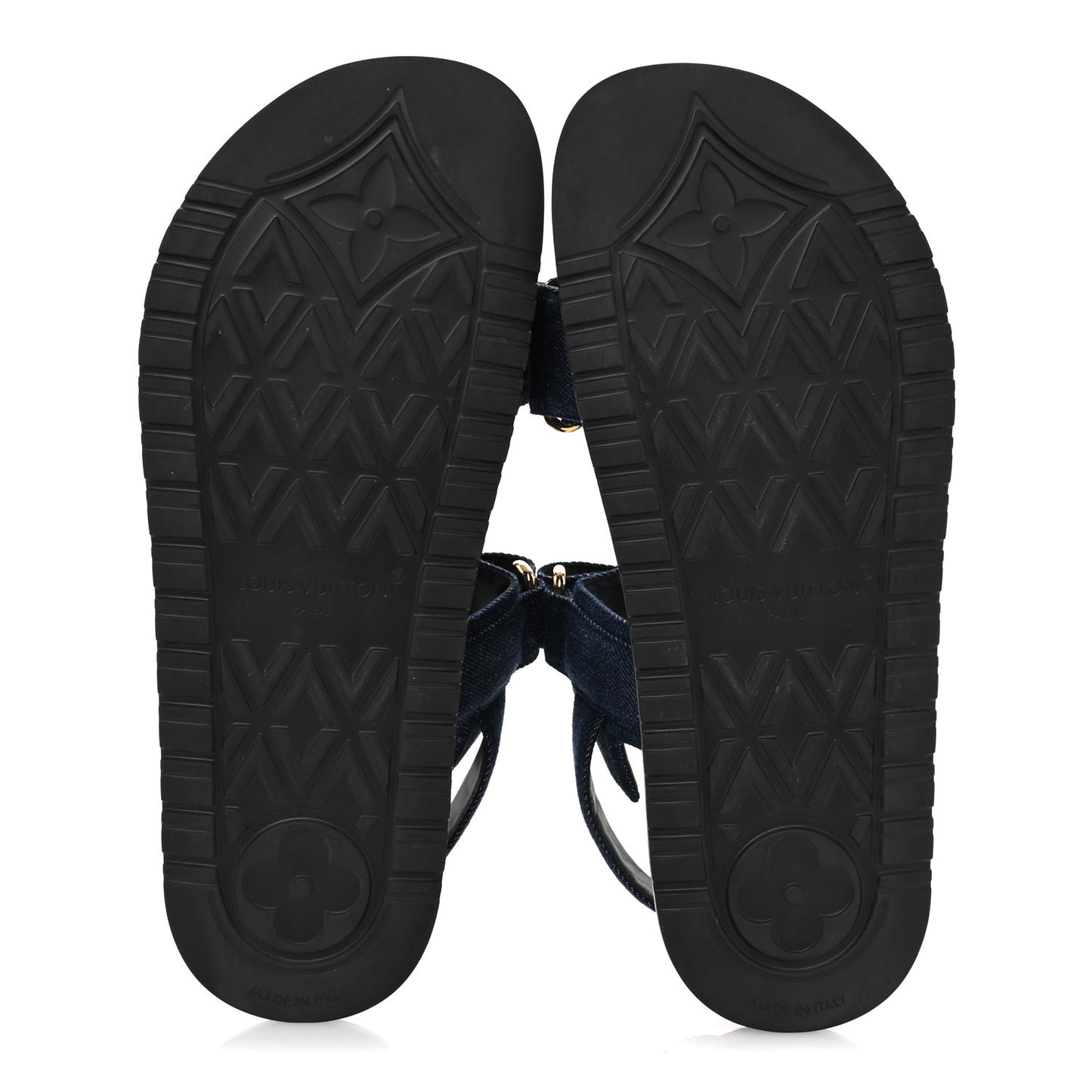 Denim Sunset Comfort Flat Sandals 39 Blue