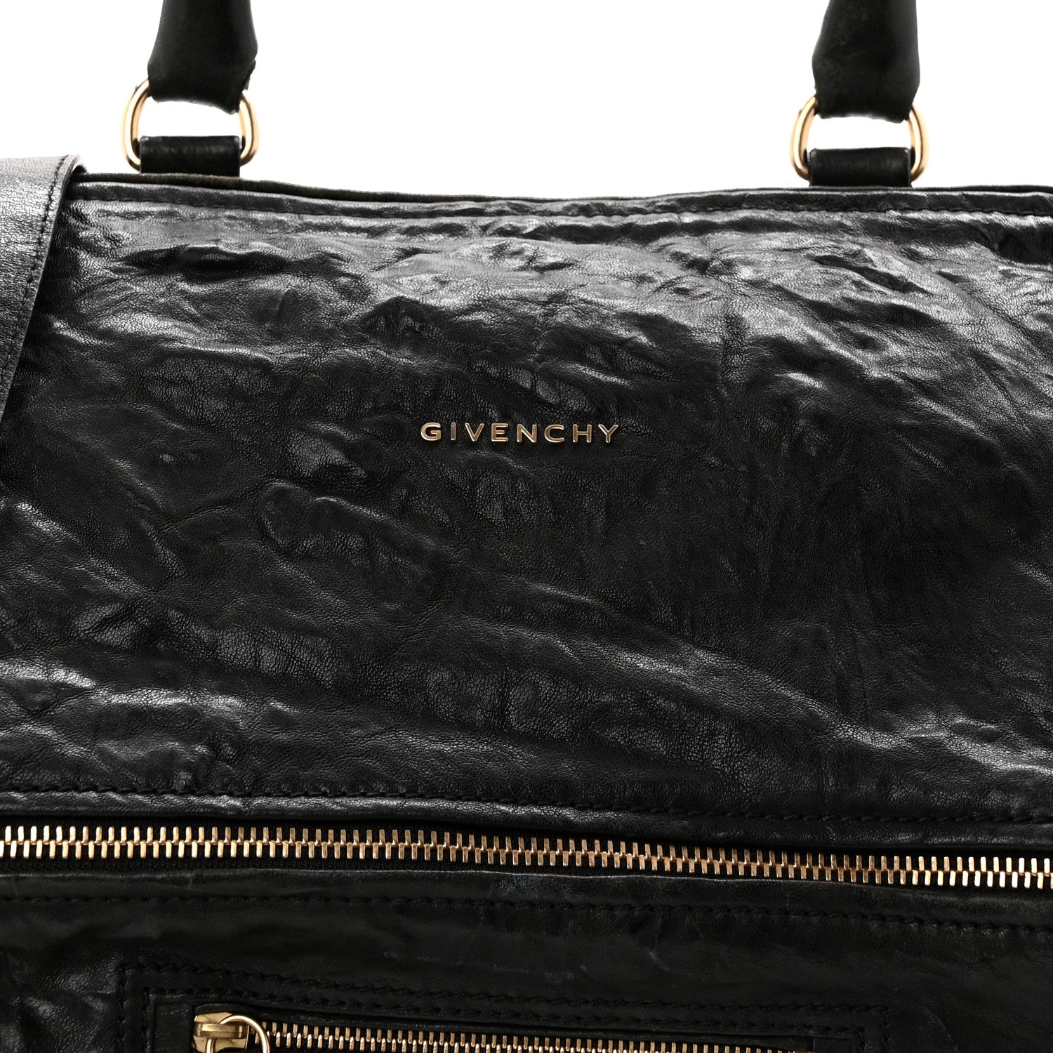 Givenchy Tumbled Sheepskin Large Pandora Black 8 of 10