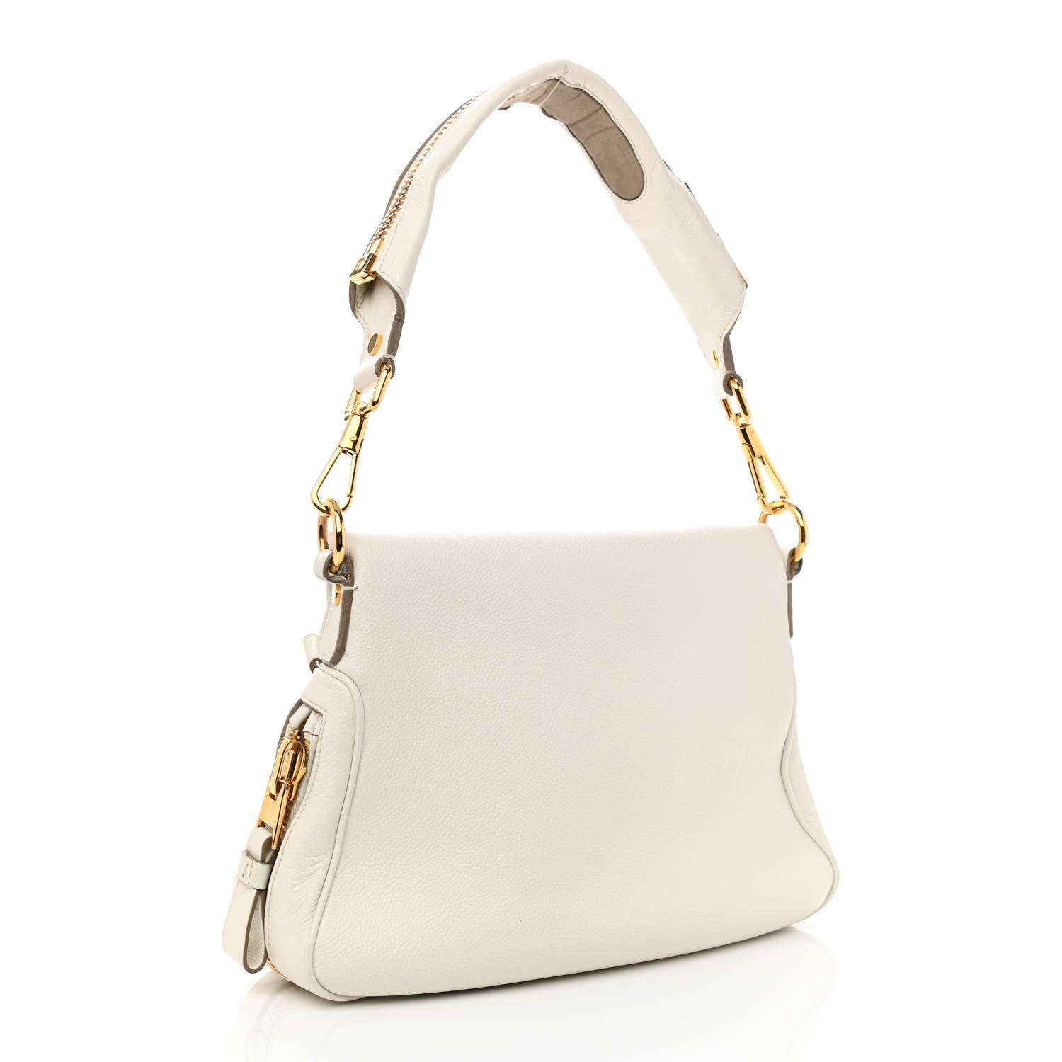 Tom Ford Pebbled Calfskin Medium Jennifer Chalk 4 of 17