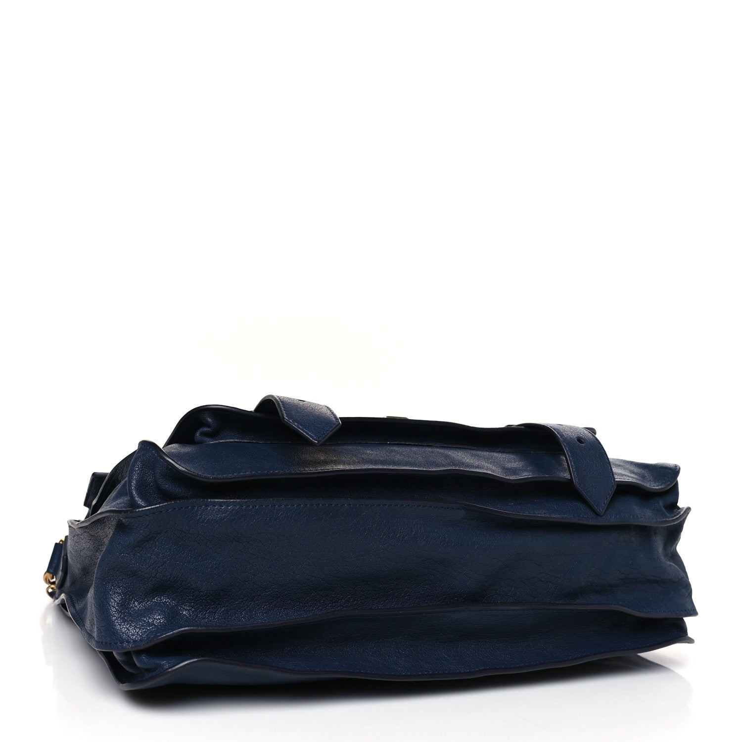 Proenza Schouler Lambskin Large PS1 Plus Zip Satchel Indigo 4 of 8