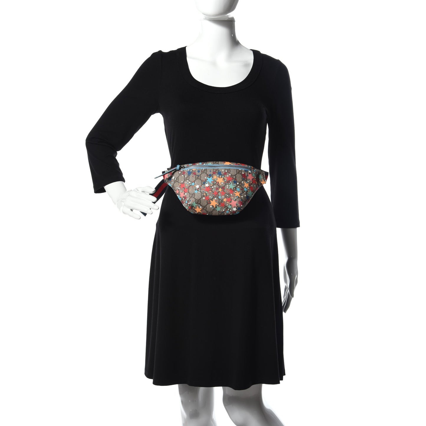 GG Supreme Monogram Childrens Star Print Belt Bag Multicolor