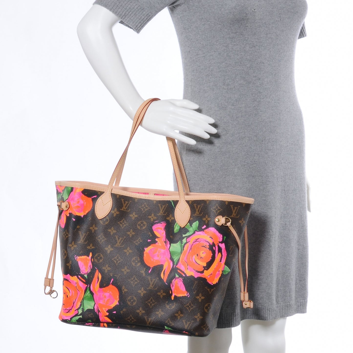 Monogram Roses Neverfull MM