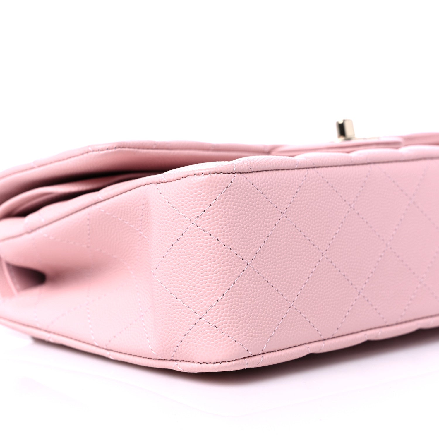 Chanel Caviar Quilted Medium Double Flap Light Pink 8 of 10