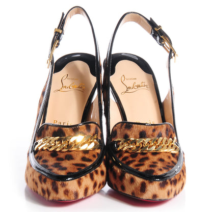 Christian Louboutin Leopard Print Calf Hair Miss Amelia 100 Pumps Heels Shoes 37 2 of 7