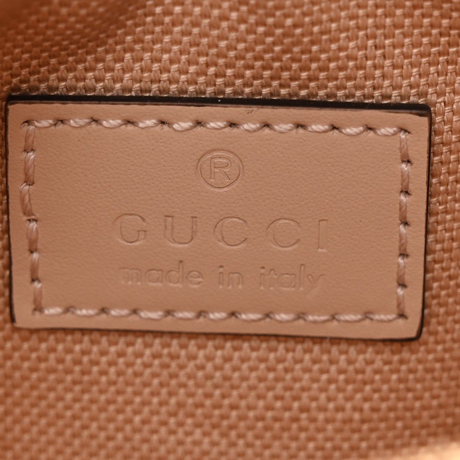 Gucci Gilbert Calfskin Jumbo GG Embossed Super Mini Top Handle Bowler Bag Beige 6 of 10