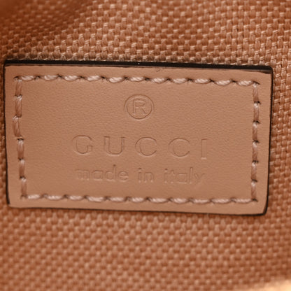 Gucci Gilbert Calfskin Jumbo GG Embossed Super Mini Top Handle Bowler Bag Beige 6 of 10