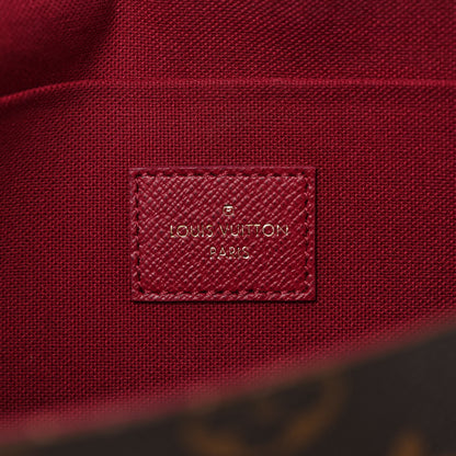 Louis Vuitton Monogram Pochette Felicie Chain Wallet Fuchsia 7 of 11